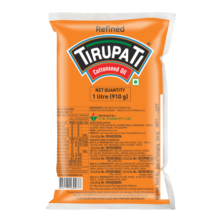 Cottonseed Oil 1 Ltr Pouch